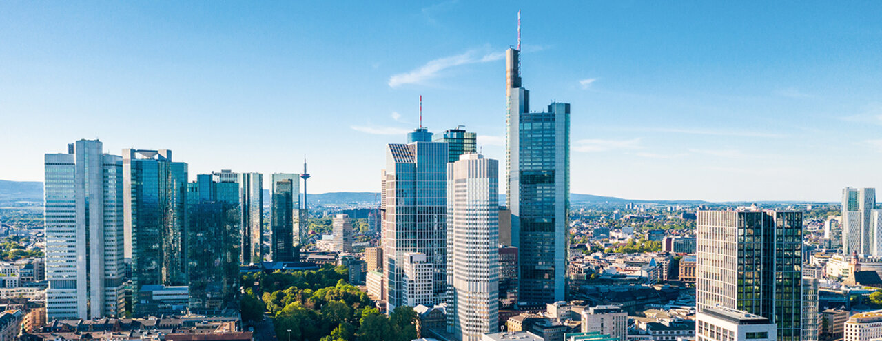 Bildmotiv der Skyline von Frankfurt