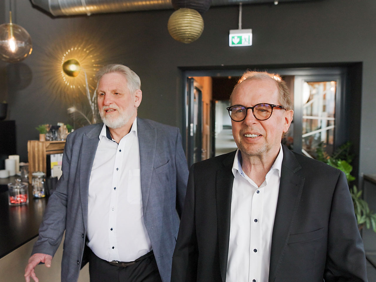 Die Passionals Werner Lessmann (links) und Jürgen Wöst (rechts) auf dem Weg zu einem Termin. Die Passionals Werner Lessmann (links) und Jürgen Wöst (rechts) auf dem Weg zu einem Termin.